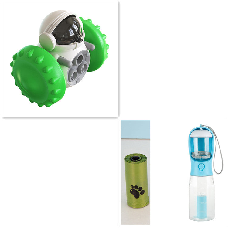 Interactive Slow Feeder Tumbler Toy for Cats & Dogs | IQ Treat Dispenser