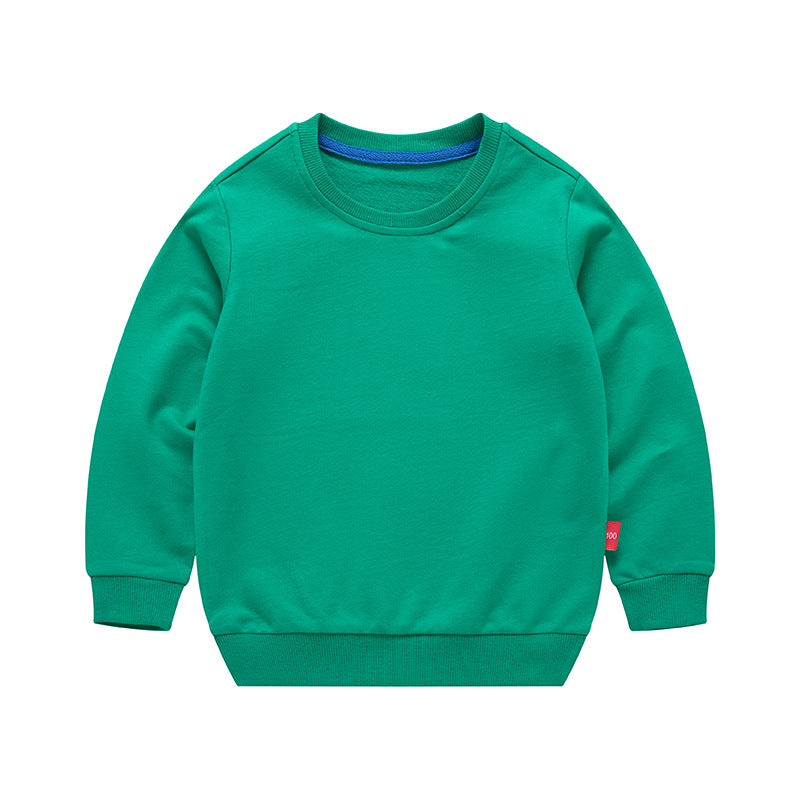 Boys' Solid Colour Round Neck Sweatshirt | 11 Colours | Kids Top
