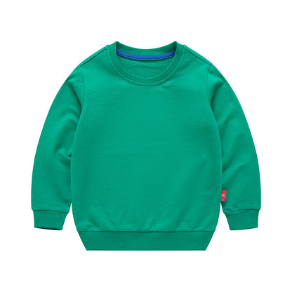 Boys' Solid Colour Round Neck Sweatshirt | 11 Colours | Kids Top