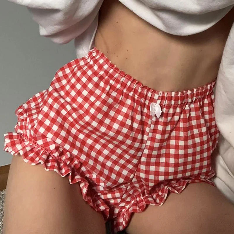 Women's Pocket Button Casual Home Shorts