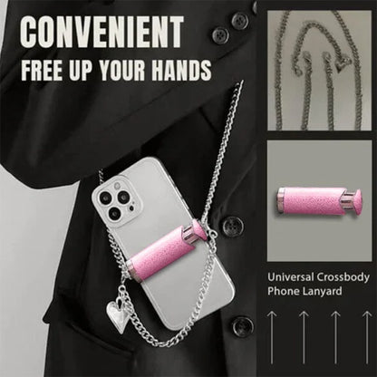 Crossbody Phone Chain Back Clip | Universal Detachable Metal Shoulder Strap
