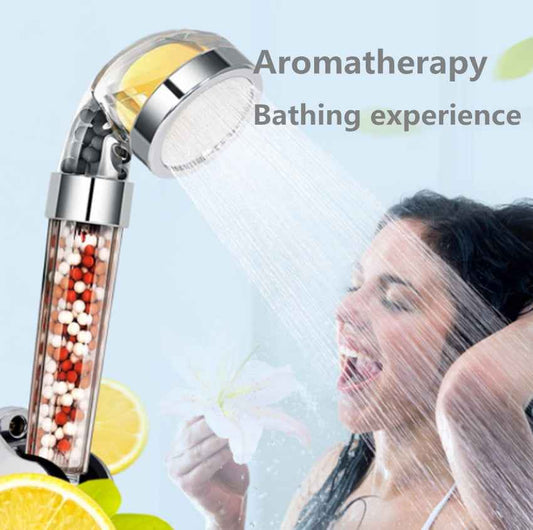 Vitamin C Aromatherapy Shower Head – High Pressure Filtered Shower with Lemon Scent
