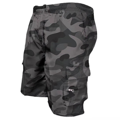 Men's Polyester Casual Workwear Shorts | High Waist Relaxed Fit S-3XL
