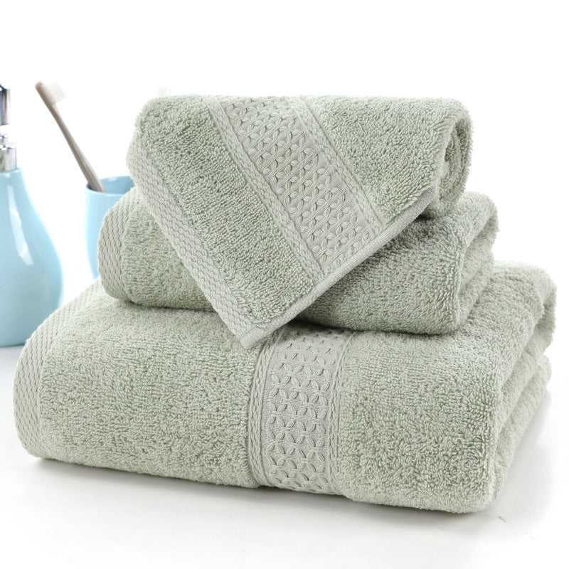 Long-Staple Cotton Towel Set | Absorbent Jacquard Towels | JParker