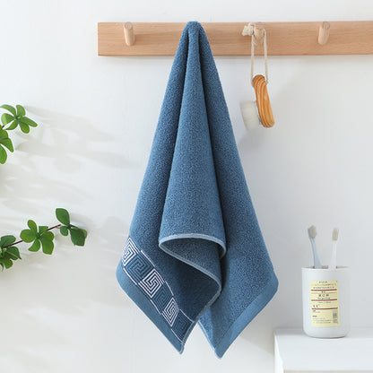 Thickened Cotton Face Towel | Individually Packaged | Pink, Coffee & Blue