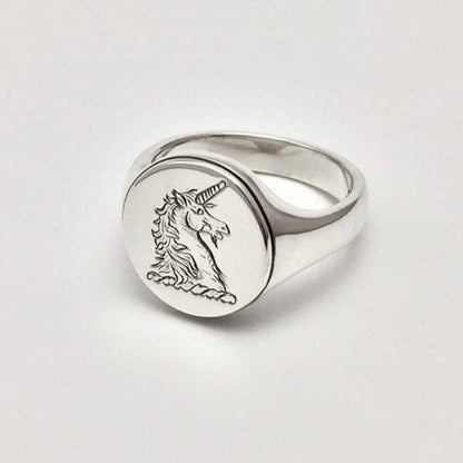 Unisex Seahorse Alloy Ring – European Punk Animal Motif Band