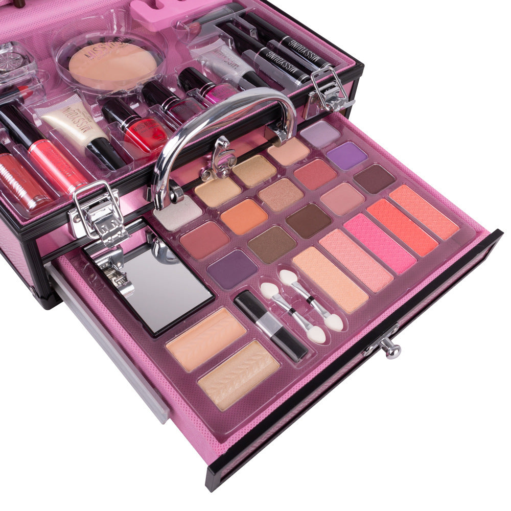 Girls' Complete Facial Makeup & Nail Art Set
