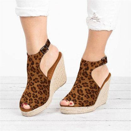 Women's Peep Toe Wedge Heel Sandals | EU 35–43