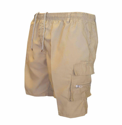 Men's Polyester Casual Workwear Shorts | High Waist Relaxed Fit S-3XL