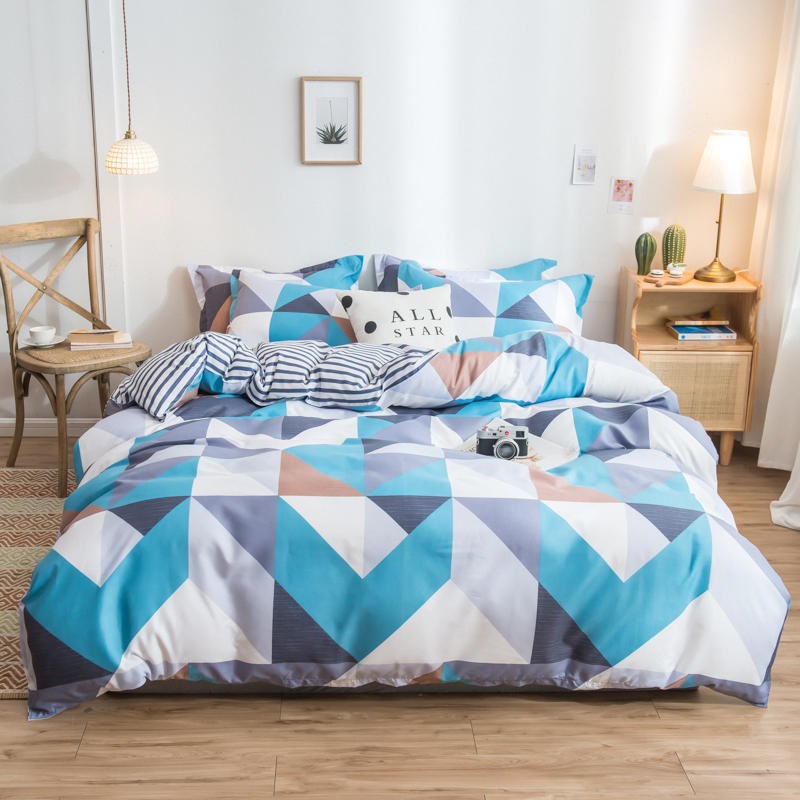 Printed Cotton Duvet Cover | Single, Double & King Sizes