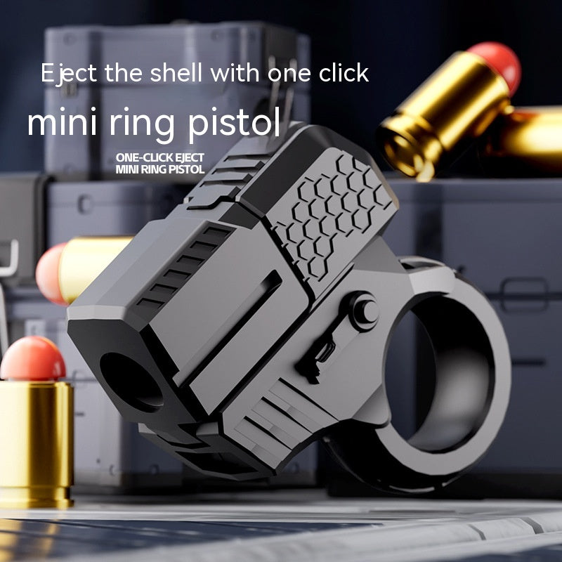 Zinc Alloy Shell-Ejecting Toy Gun with Bullets