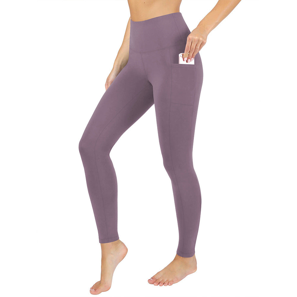 Women's High-Waist Yoga Leggings | Side Pockets | 11 Colours | S-2XL