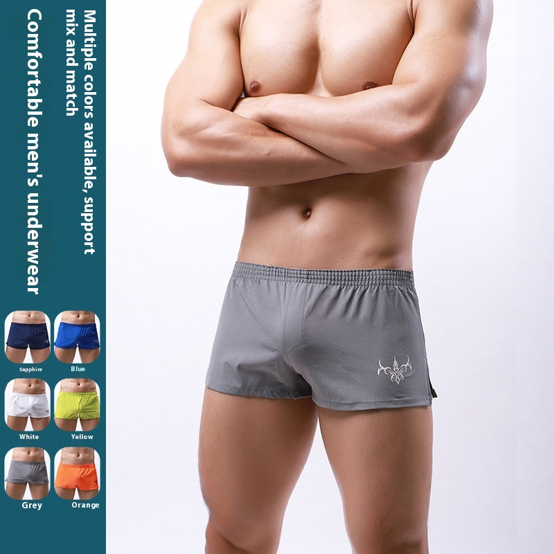 Men's Low-Rise Cotton Blend Boxer Shorts – Body-Shaping