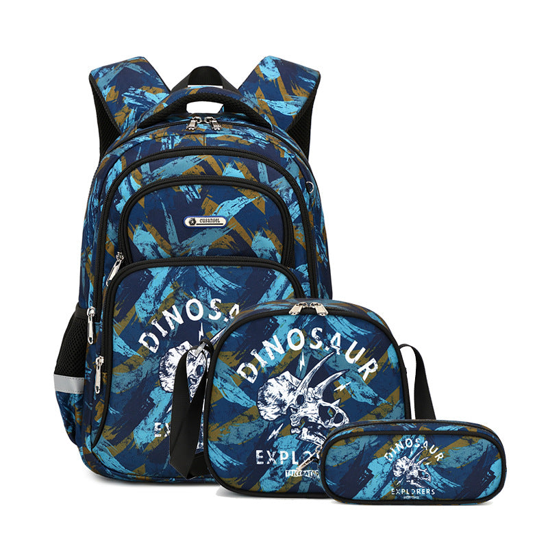Kids' Animal School Backpack Set – Lightweight & Spine-Protection