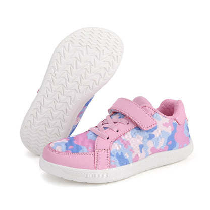 Children's Velcro Wide Toe Trainers | Lightweight Kids Shoes