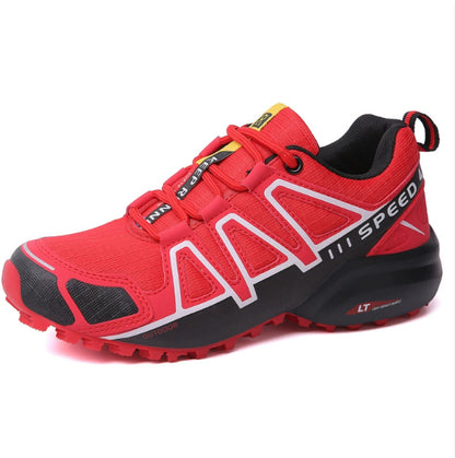 Men's Lightweight Breathable Hiking Trainers - Off-Road Trekking Casual Shoes