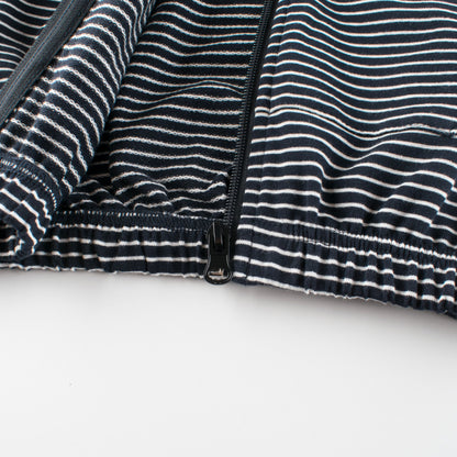 Boys' Striped Cotton Cardigan Jacket | Long Sleeve Kids Zip-Up Top