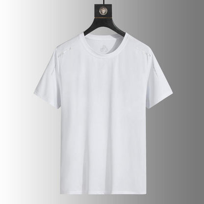 Men's Ice Silk T-Shirt – Slim Fit Short Sleeve | 5 Colours | Sizes M–5XL