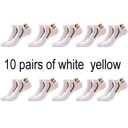 Men’s Cotton Moisture-Wicking Sports Socks – Single & 5-Pair Packs