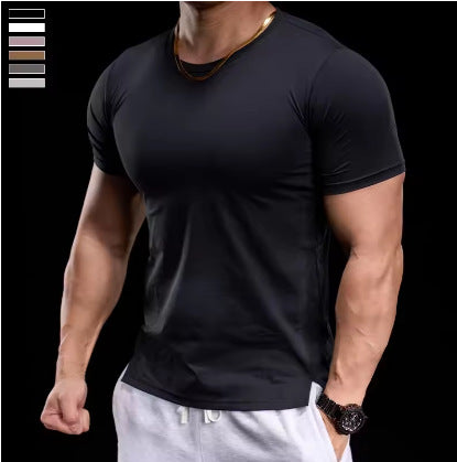 Men's High-Stretch Mesh Sports T-Shirt | Graphic Print | XXS–6XL