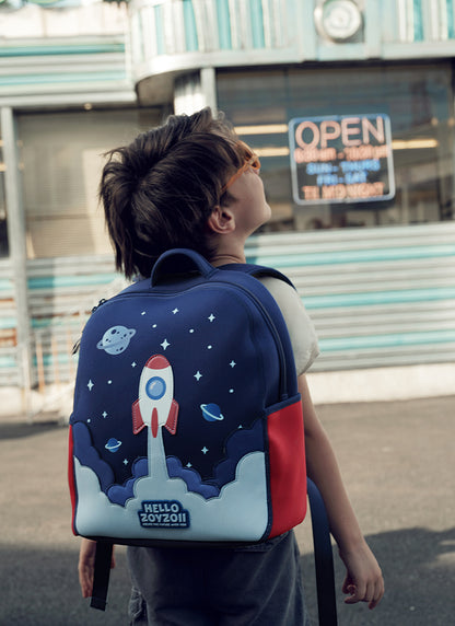 Toddler Cartoon Nursery Backpack – Machine Washable, Ages 2–6