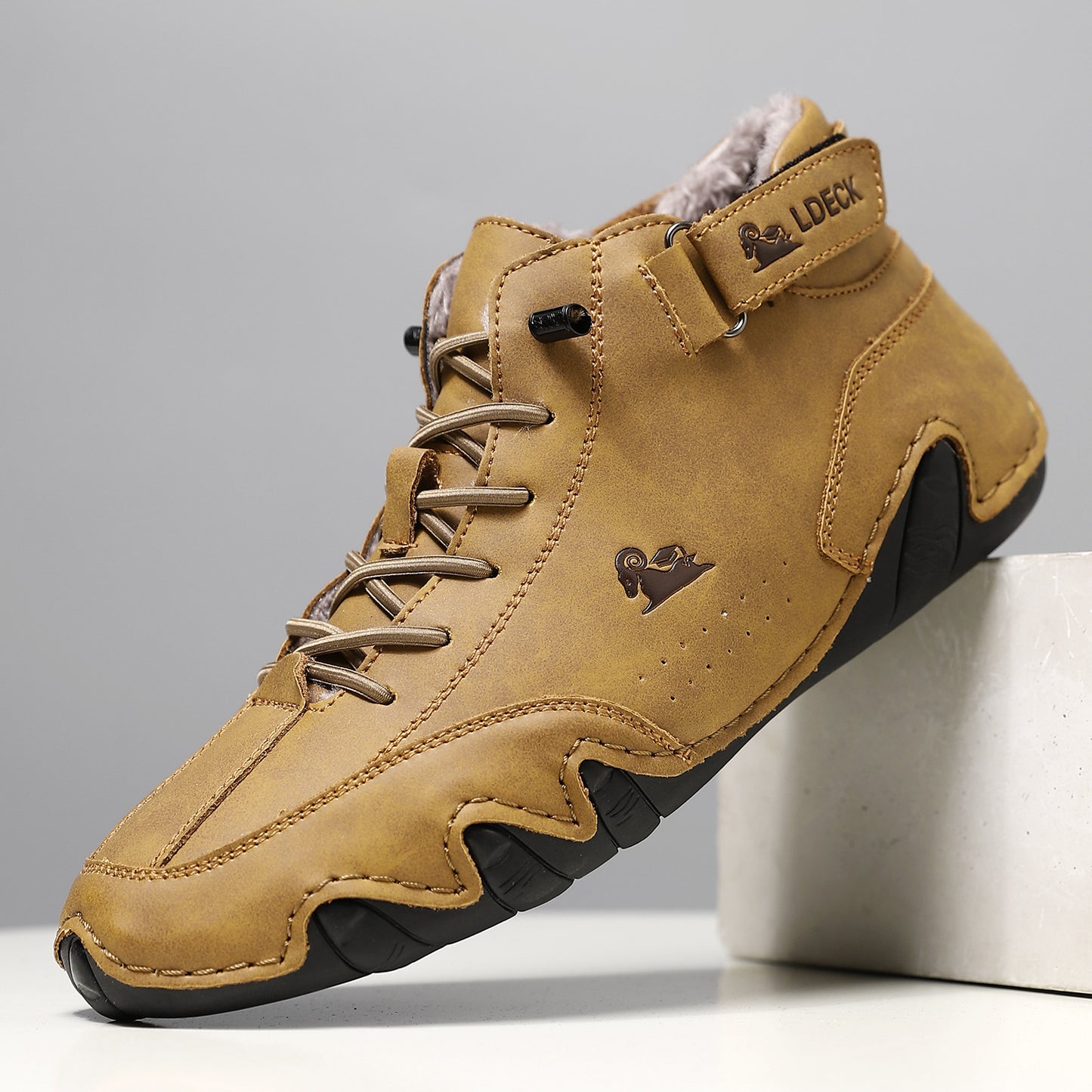 Fleece-Lined Martin Boots – Plush Lining, Unisex | EU 34–50
