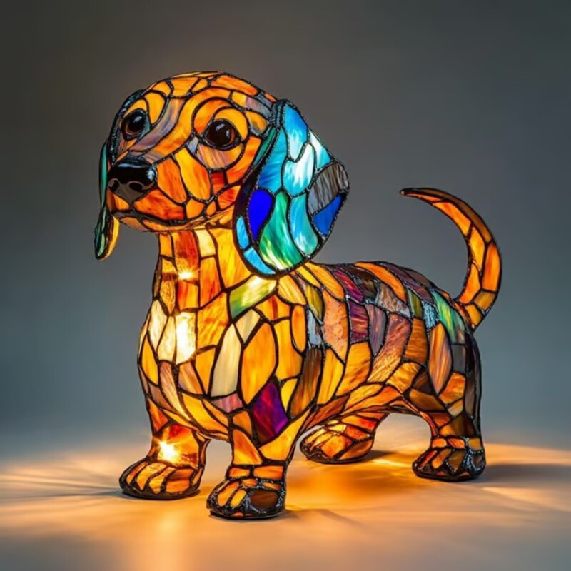 Animal Resin Night Light | Dog, Cat & Owl Designs