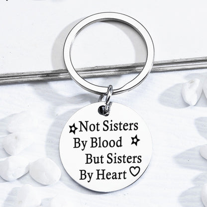 Stainless Steel Round Initial Keychain | 25mm & 30mm