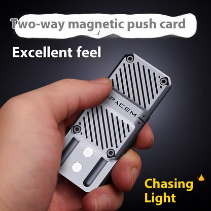 Mechanical Alloy Push Card Decompression Fidget Toy | Premium EDC