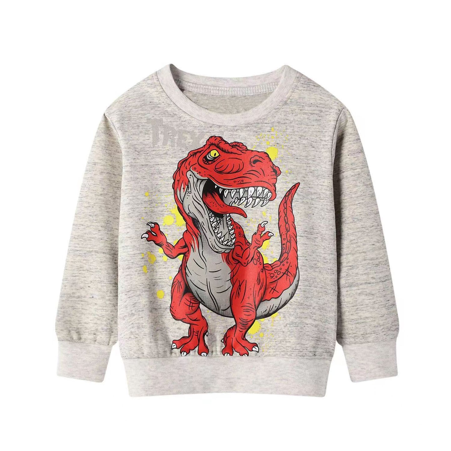 Children's Dinosaur Print Sweatshirt | Cotton Kids Top 90–140cm