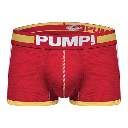 Men's Nylon Sports Boxer Briefs – Breathable Shaping Mid-Waist 3 Colours