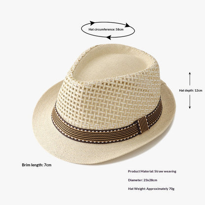 Women's Straw Flat-Top Sun Hat | Resort Panama Style – 18 Variants