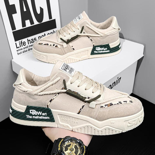 Men's Casual Canvas Sneakers | Thick Sole | Sizes 39-44
