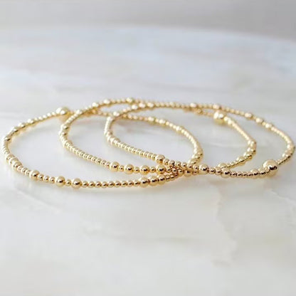 Geometric Stacking Bracelet | Elegant Stainless Steel Bangle for Women