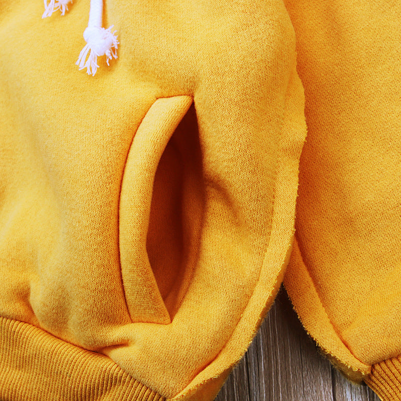 Children's Bear Ear Fleece Hooded Pullover | Toddler & Kids Long Sleeve Sweater