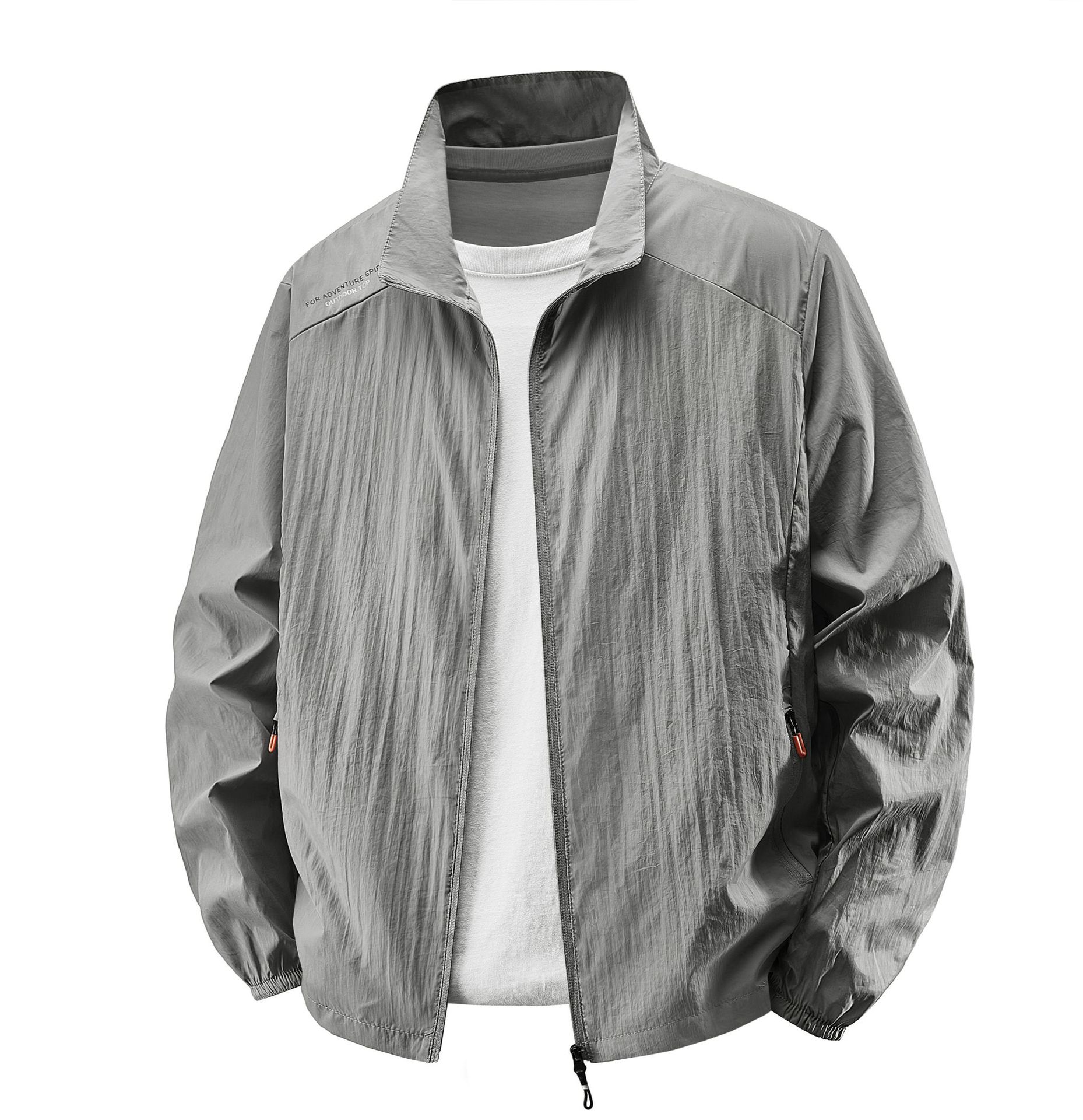 Men's Lightweight Sun-Protective Jacket | Thin Polyester Casual Coat – M to 5XL