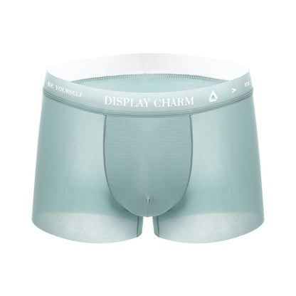 Men's Seamless Nylon Boxer Briefs – Breathable & Quick-Dry