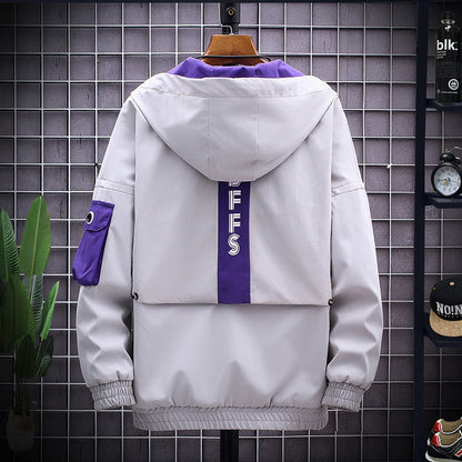 Men's Casual Polyester Jacket | Spring Autumn | M-4XL