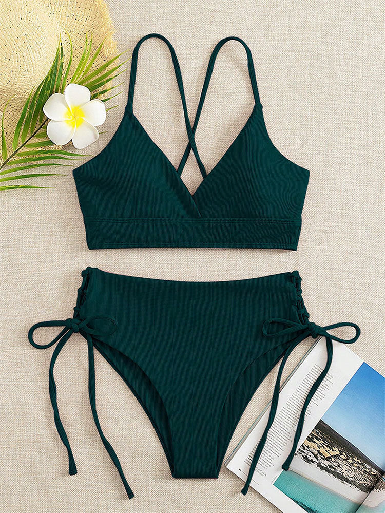 Women's Split Bikini Set – Two-Piece Swimsuit | 13 Colours