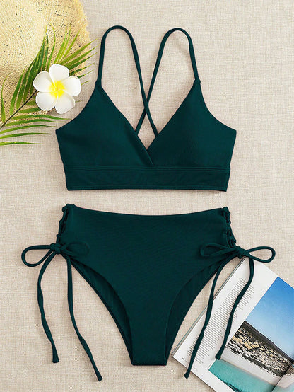 Women's Split Bikini Set – Two-Piece Swimsuit | 13 Colours