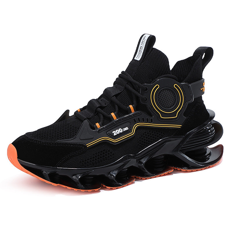 Men's High-Top Basketball Trainers – Colour-Block