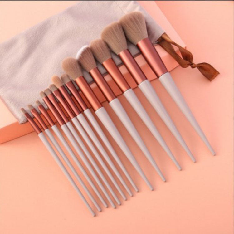 13-Piece Makeup Brush Set – Soft Fibre Bristles, Choice of Packaging
