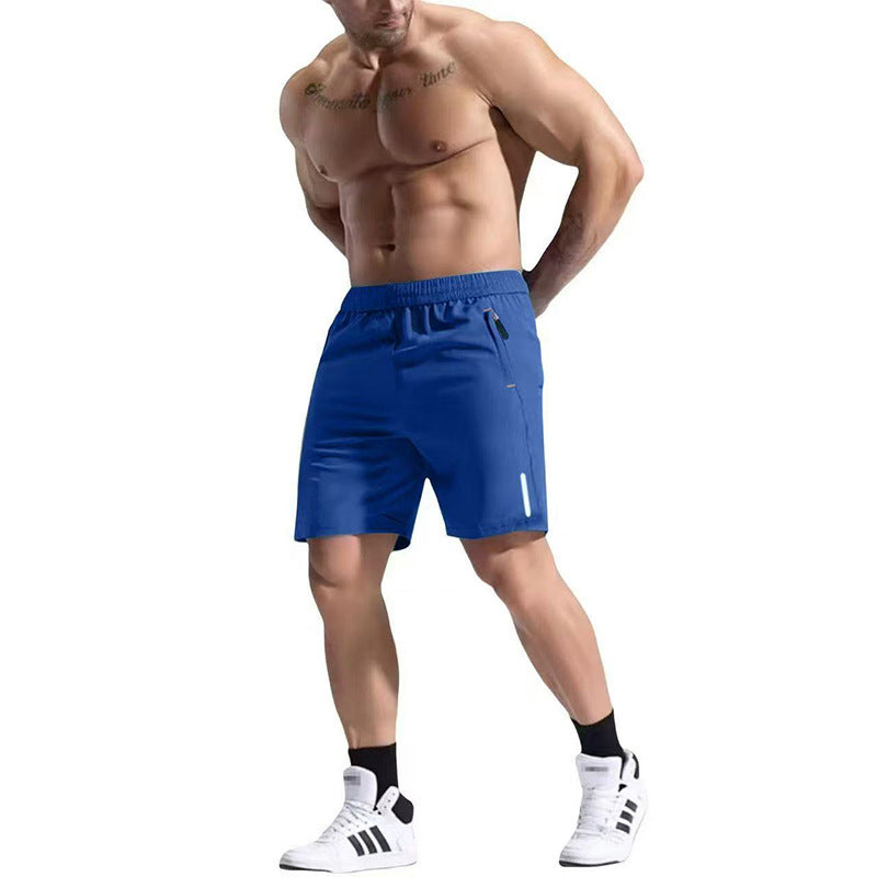 Men's Bamboo Blend Elastic Waist Sports Shorts