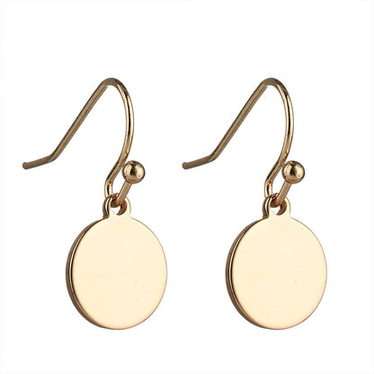 Geometric Charm Stud Earrings | Copper Motif Earrings in 9 Designs