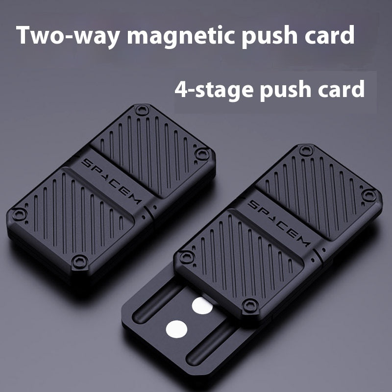 Mechanical Alloy Push Card Decompression Fidget Toy | Premium EDC