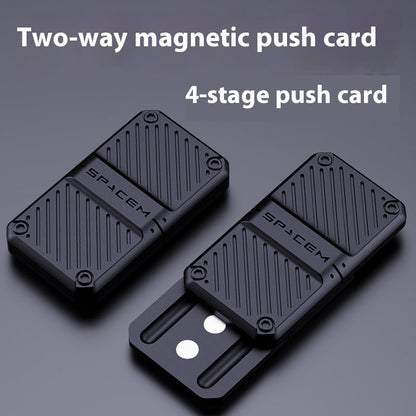Mechanical Alloy Push Card Decompression Fidget Toy | Premium EDC