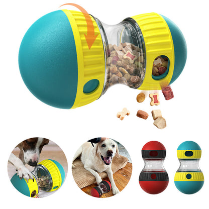Treat-Dispensing Dog Tumbler Toy | Adjustable Puzzle Feeder for Dogs
