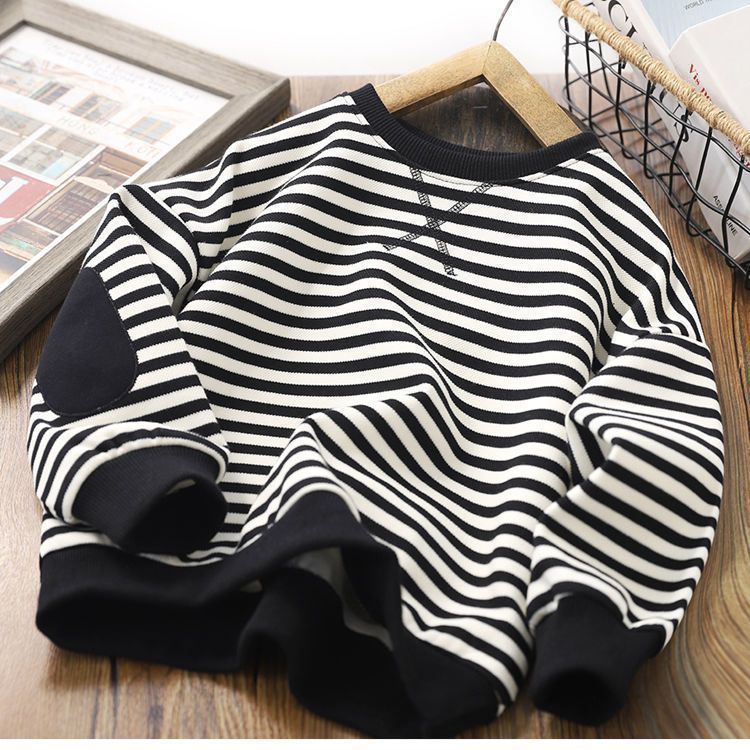 Children's Striped Long Sleeve Top | Unisex Kids T-Shirt