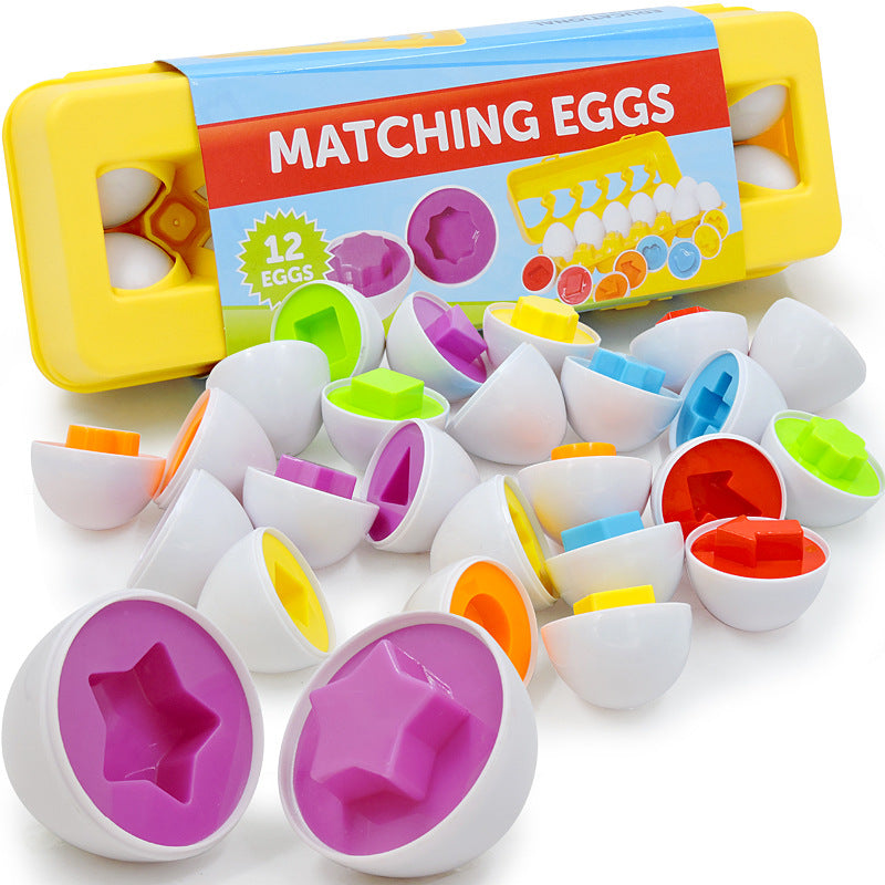 Montessori Egg Shape Matching Toy - Educational Sorting Game for Kids