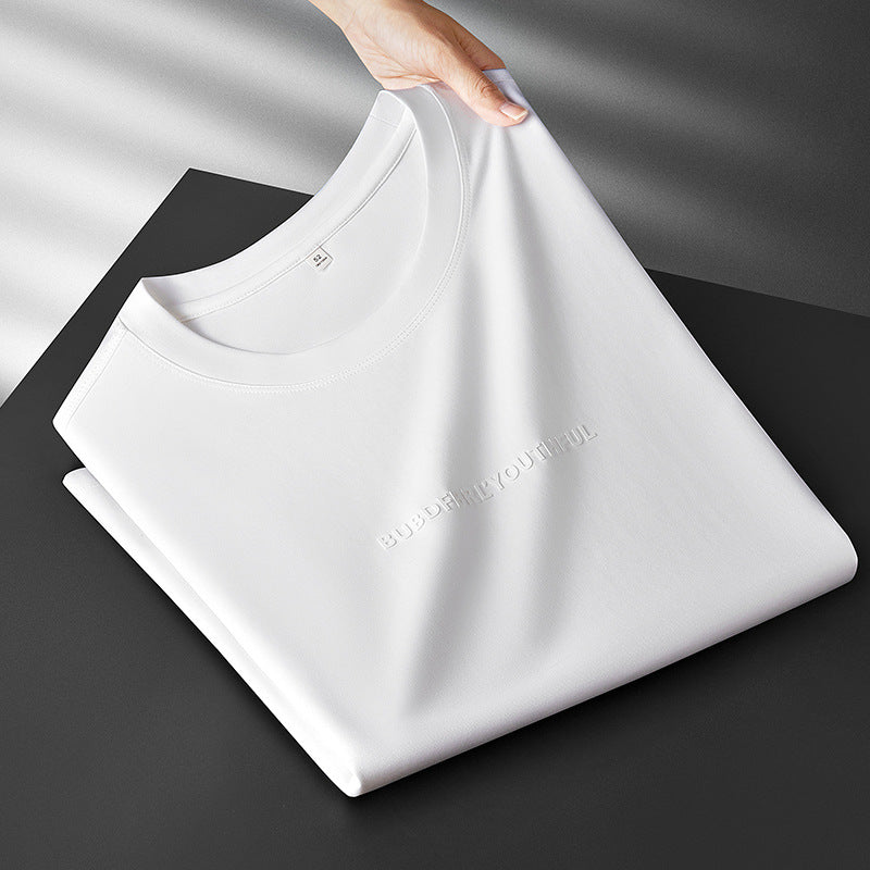 Men's Modal Ice Silk T-Shirt | Soft Lightweight Short Sleeve